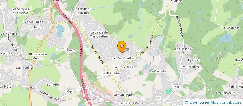 localisation de l'entreprise SAS PUIVIF RAYMOND à FEYTIAT