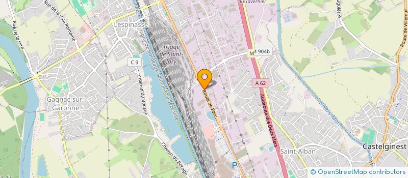 localisation de l'entreprise SAS PUYBARET SUD OUEST  FENOUILLET