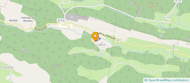 localisation de l'entreprise SAS PYRENEES MIXO POMPE à L HERM