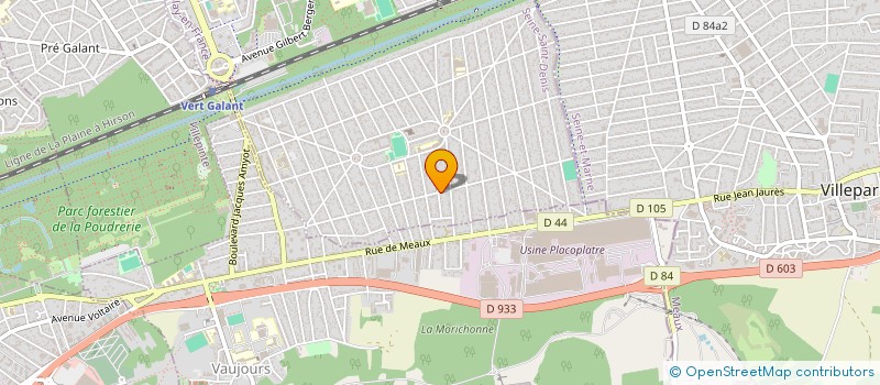 localisation de l'entreprise SAS PYTHAGORE à TREMBLAY-EN-FRANCE