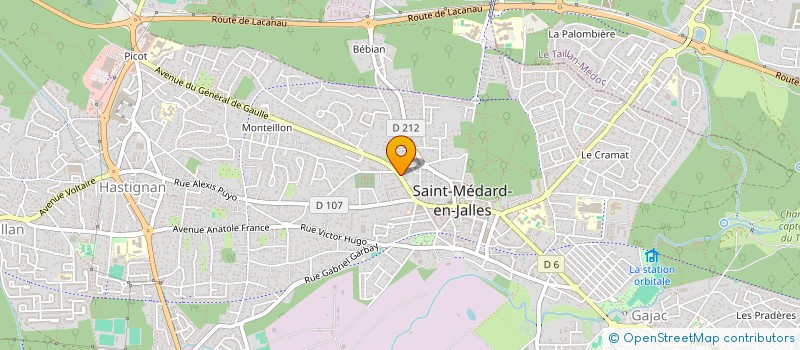 localisation de l'entreprise SAS QG BODEGA  SAINT-MEDARD-EN-JALLES