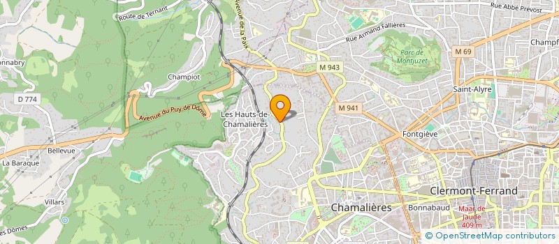 localisation de l'entreprise SAS QUAI DE FRANCE  CHAMALIERES