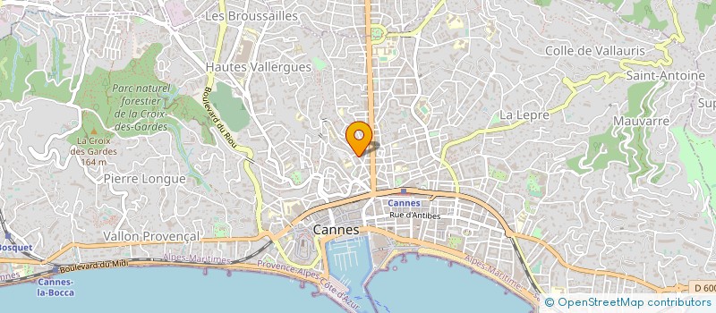 localisation de l'entreprise SAS QUALIS EVENEMENTS à CANNES