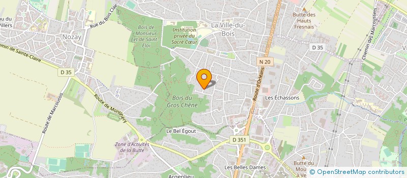 localisation de l'entreprise SAS QUALUDIS à LA VILLE-DU-BOIS