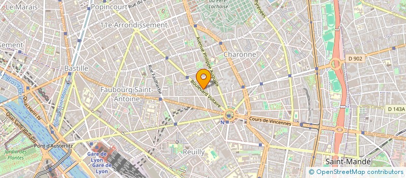 localisation de l'entreprise SAS QUE CHOISIR  PARIS