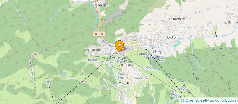 localisation de l'entreprise SAS QUENTIN à LA CLUSAZ