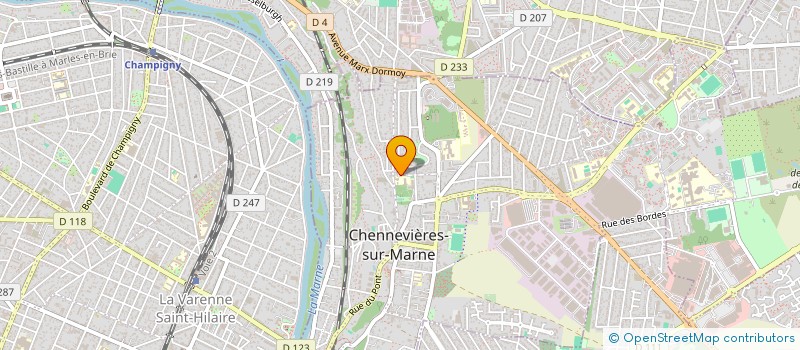 localisation de l'entreprise SAS QUISPE CUISINES PROFESSIONNELLES à CHENNEVIERES-SUR-MARNE