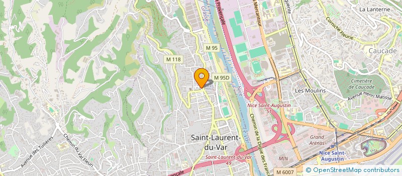 localisation de l'entreprise SAS QUOCEBA à SAINT LAURENT DU VAR