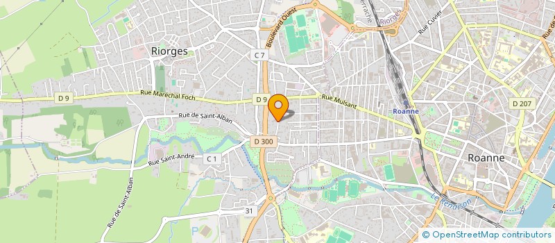 localisation de l'entreprise SAS R&CO à RIORGES