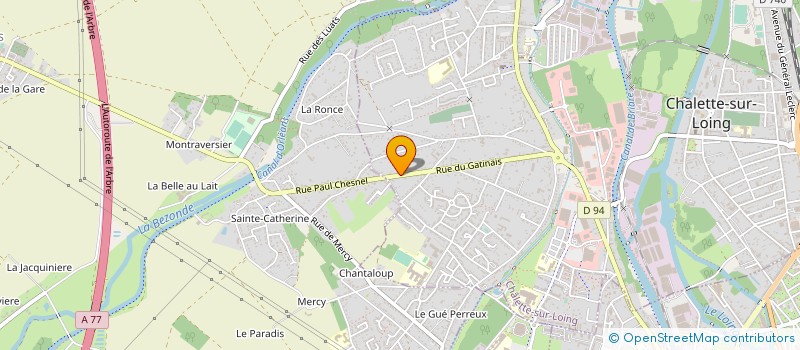 localisation de l'entreprise SAS R-M-J à CHALETTE-SUR-LOING