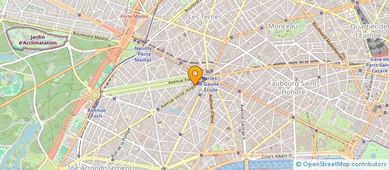 localisation de l'entreprise SAS R.P. à PARIS