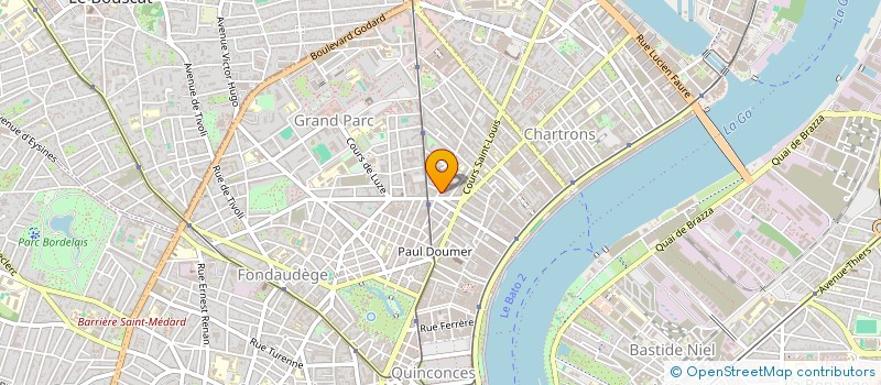 localisation de l'entreprise SAS R2 GIRONDE  BORDEAUX