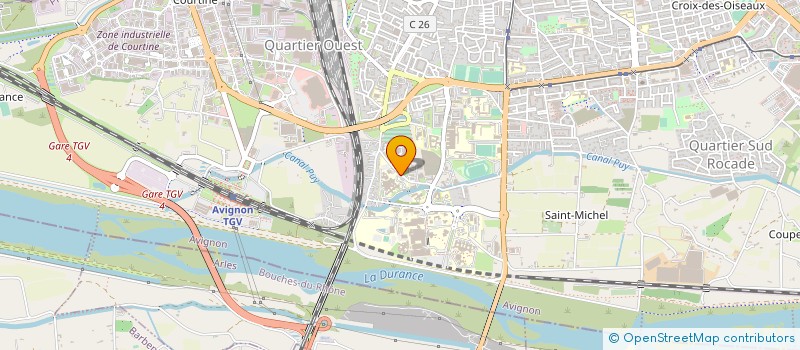 localisation de l'entreprise SAS RADIOLOGIE CONVENTIONNELLE AVIGNON-VAUCLUSE  AVIGNON