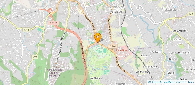 localisation de l'entreprise SAS RAF  GRASSE