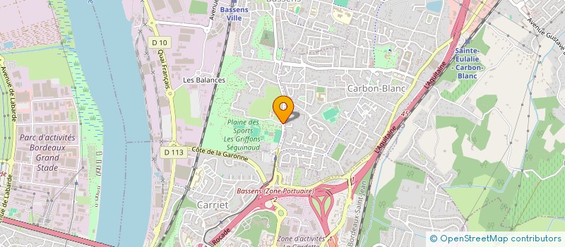 localisation de l'entreprise SAS RAMO  BASSENS