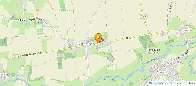 localisation de l'entreprise SAS RANGER  CREULLY SUR SEULLES