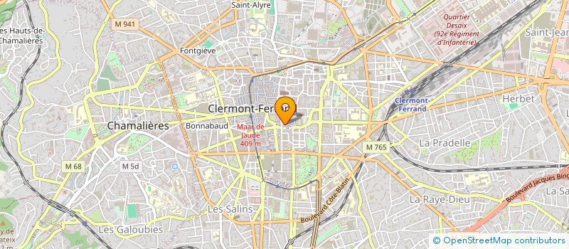 localisation de l'entreprise SAS RANJHA  CLERMONT-FERRAND