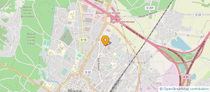 localisation de l'entreprise SAS RAOUL MONNOT à BEAUNE