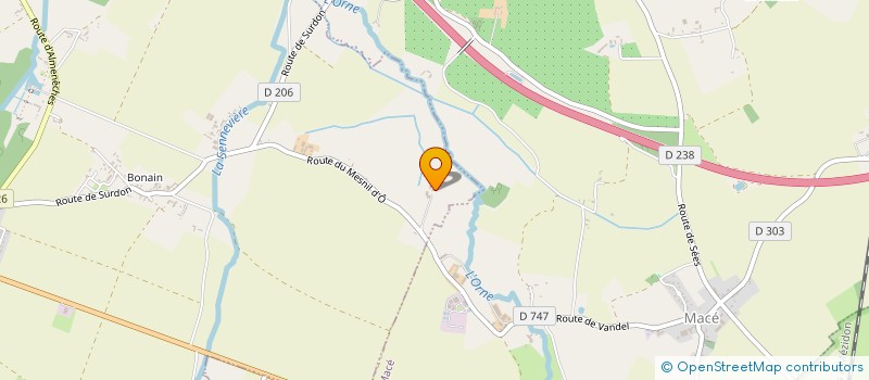 localisation de l'entreprise SAS RAPHAEL BESNARD  MORTREE