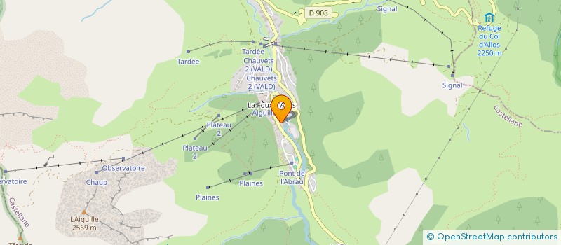 localisation de l'entreprise SAS RAPHAEL BOUCHER à ALLOS