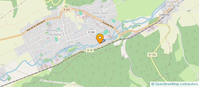 localisation de l'entreprise SAS RAYER  ROMILLY-SUR-ANDELLE