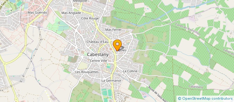 localisation de l'entreprise SAS RC BEAUTE à CABESTANY