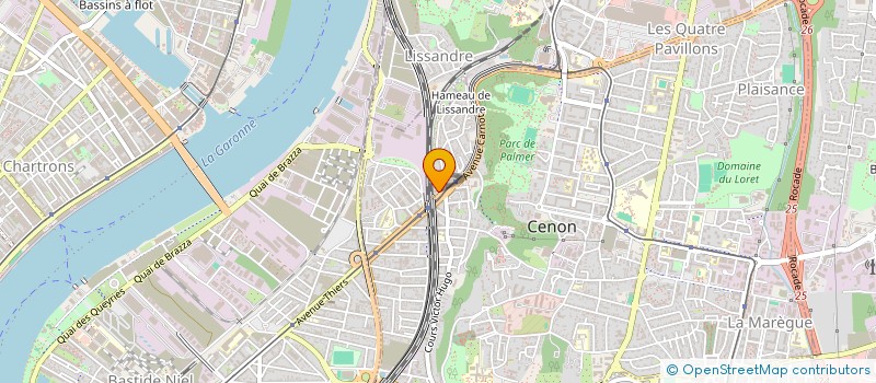 localisation de l'entreprise SAS RCMA à CENON