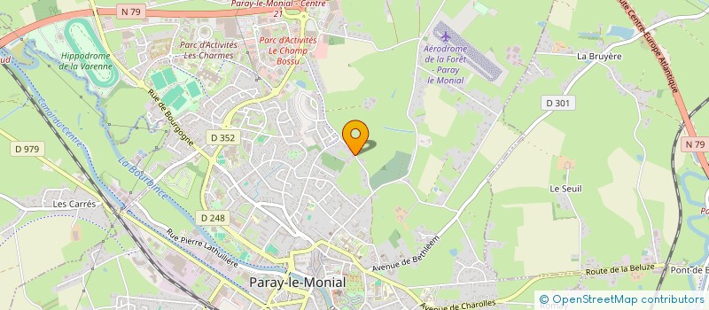 localisation de l'entreprise SAS REAL  PARAY-LE-MONIAL