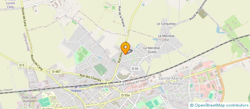 localisation de l'entreprise SAS RECHER FILS à SAINTE-MARIE-DES-CHAMPS