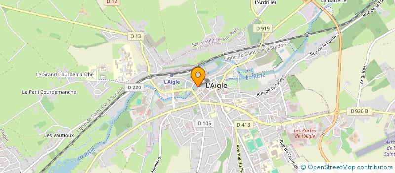 localisation de l'entreprise SAS RECK à L'AIGLE