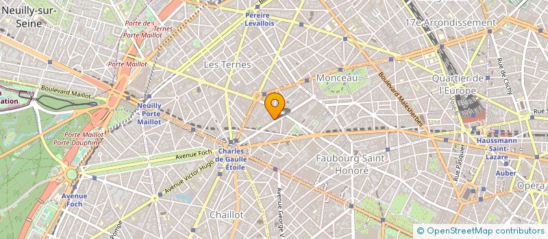 localisation de l'entreprise SAS REFERENCE à PARIS