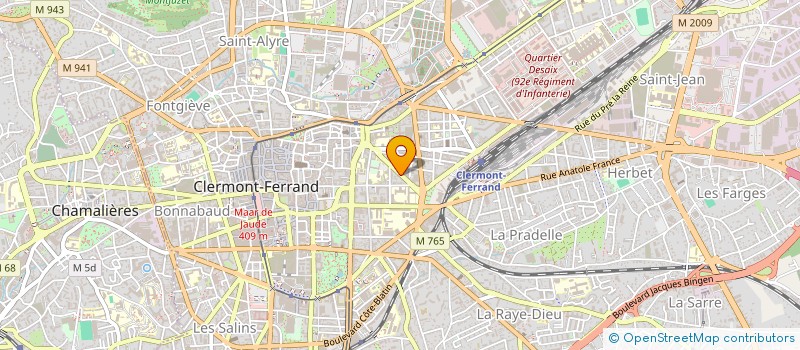 localisation de l'entreprise SAS REGAIN à CLERMONT-FERRAND