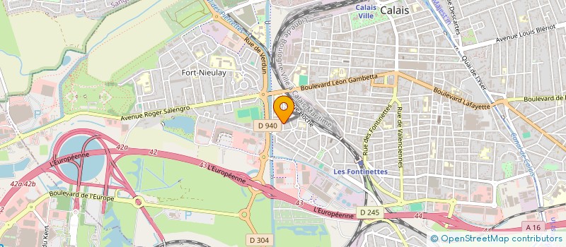 localisation de l'entreprise SAS RENOV IMMO  CALAIS