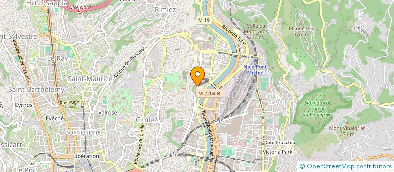 localisation de l'entreprise SAS RENOVBAT06 à NICE