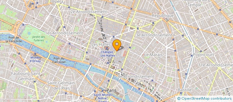 localisation de l'entreprise SAS RESENCHANTEE  PARIS 04