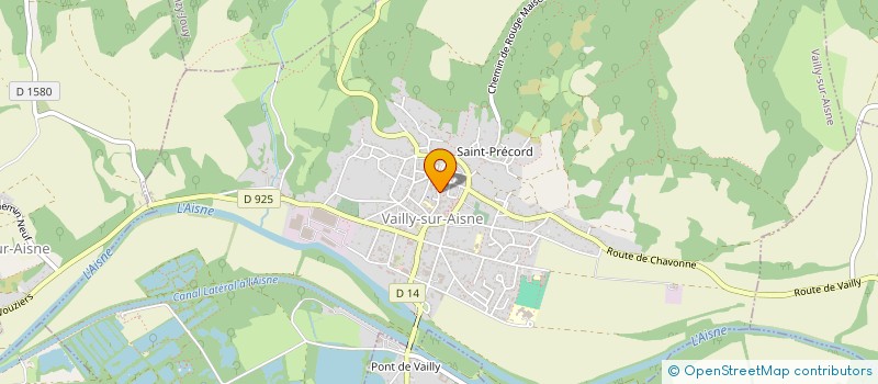 localisation de l'entreprise SAS RESENDE E.R.E. à VAILLY-SUR-AISNE