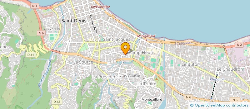 localisation de l'entreprise SAS RESET'S à SAINT-DENIS