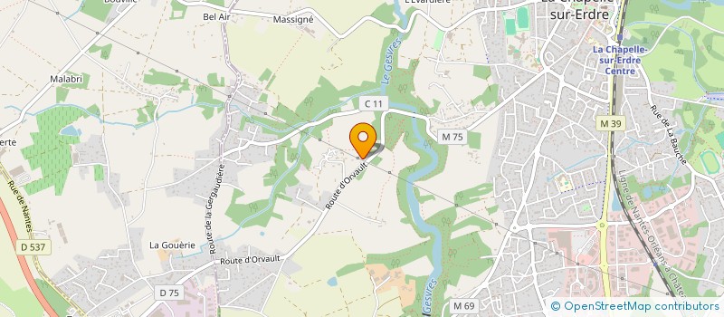localisation de l'entreprise SAS RESIDENCE DU PETIT BOIS à LA CHAPELLE-SUR-ERDRE