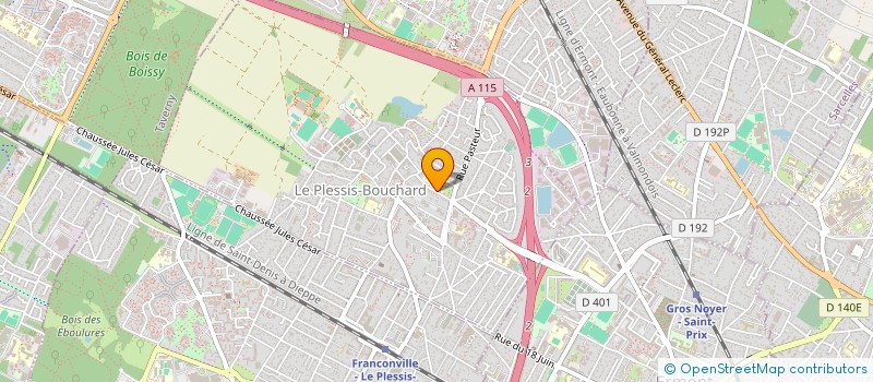 localisation de l'entreprise SAS RESIDENCE LE PLESSIS BOUCHARD  LE PLESSIS-BOUCHARD