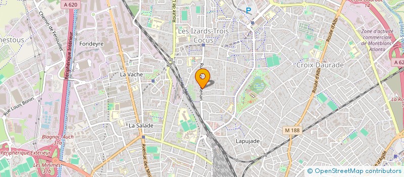 localisation de l'entreprise SAS RESTAURANT BORDEROUGE à TOULOUSE