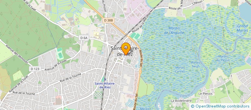 localisation de l'entreprise SAS RESTAURANT LE MARAIS  NOTRE-DAME-DE-RIEZ