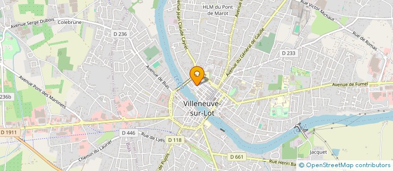 localisation de l'entreprise SAS RESTAURANT MCK  VILLENEUVE SUR LOT