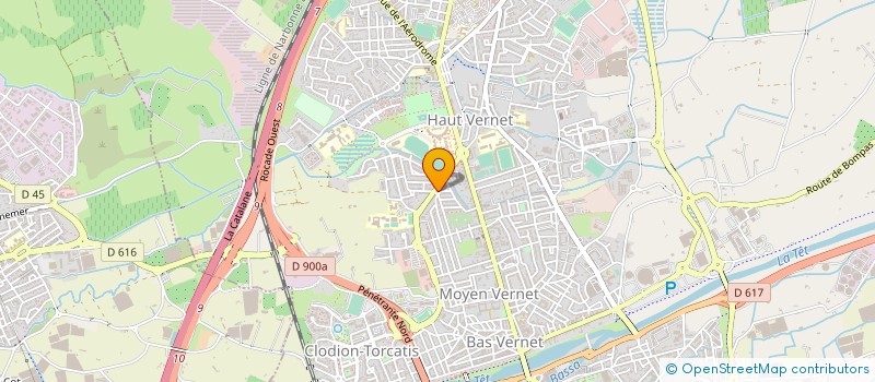 localisation de l'entreprise SAS RESTOADOMS  PERPIGNAN