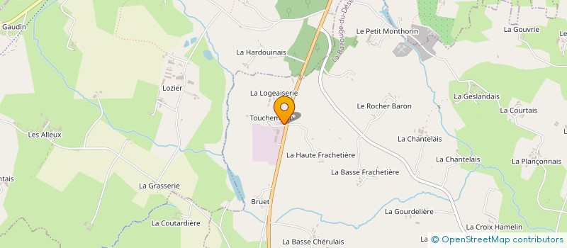 localisation de l'entreprise SAS RETE à LA BAZOUGE-DU-DESERT