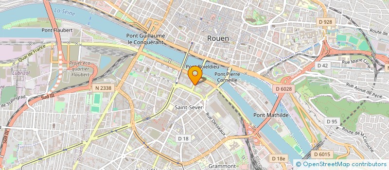 localisation de l'entreprise SAS RETOUCHES SAINT SEVER  ROUEN