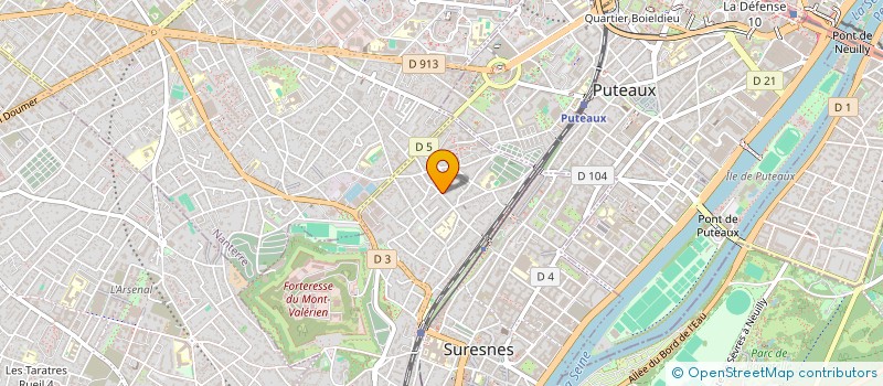 localisation de l'entreprise SAS REV à SURESNES
