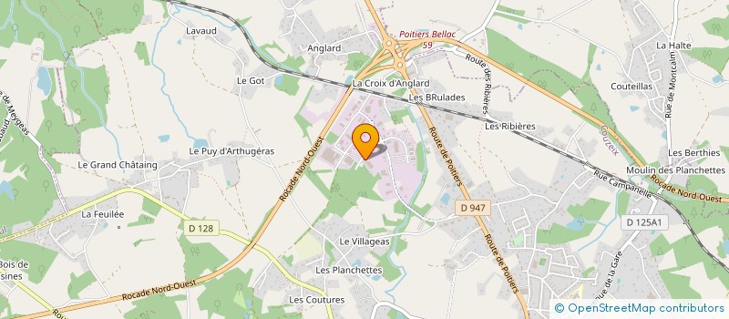 localisation de l'entreprise SAS REVIPLAST à COUZEIX