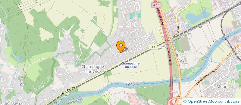localisation de l'entreprise SAS RF CONCEPT & CREATION à CHAMPAGNE-SUR-OISE