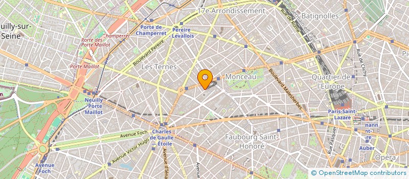 localisation de l'entreprise SAS RF HOLDING  PARIS