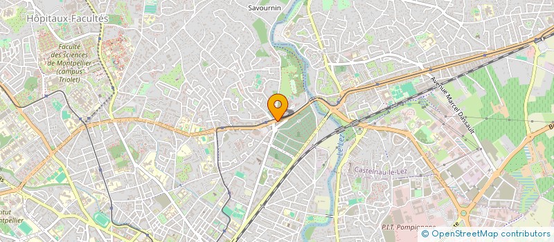 localisation de l'entreprise SAS RFA  MONTPELLIER